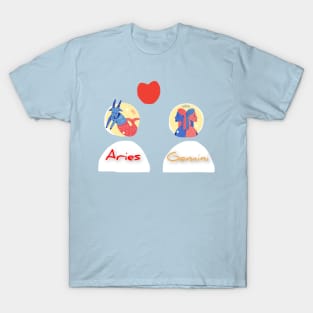 Aries Loves Gemini T-Shirt